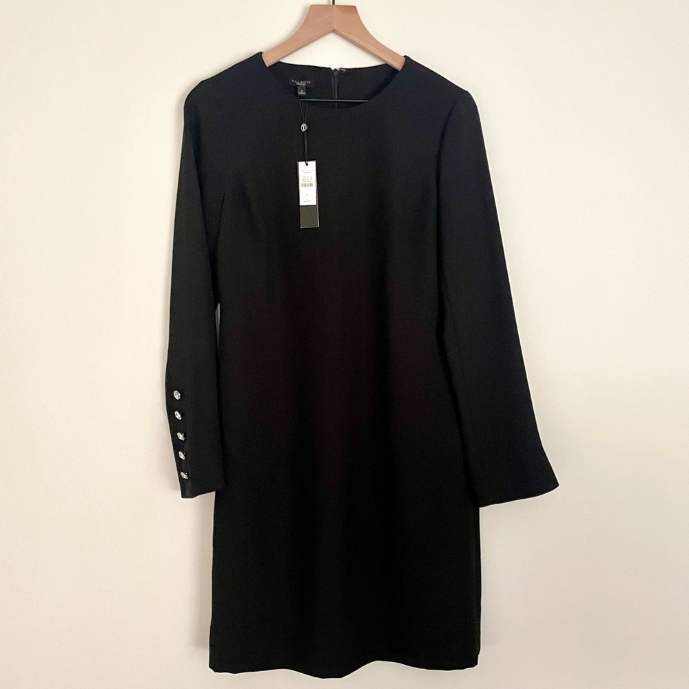 Talbots Women’s Long Sleeve Black Dress